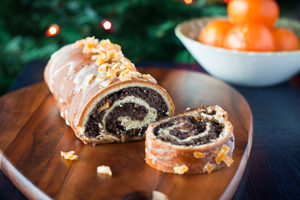 Makowiec Christmas cake of Poland