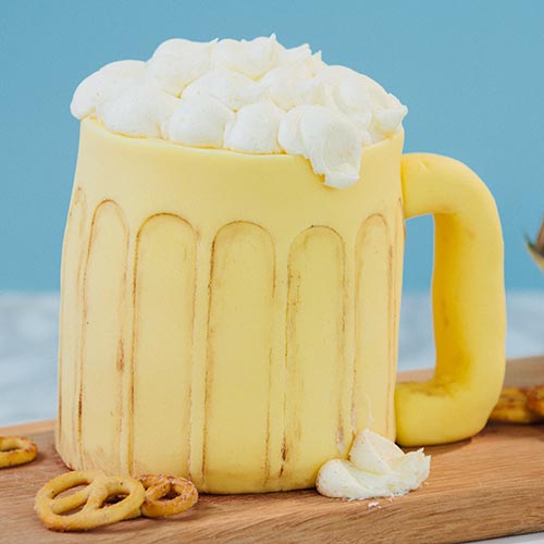 beer mug cake