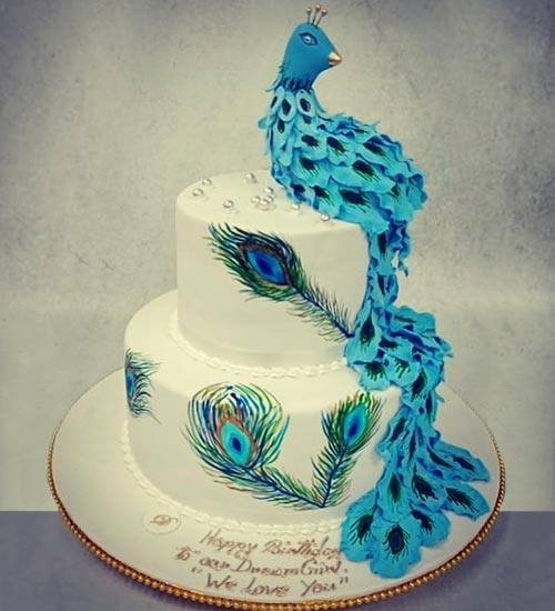70th Birthday Cake of Hema Malini