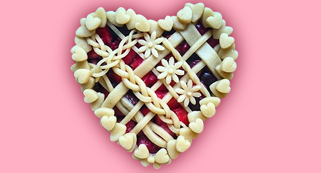 Heart shape pie 