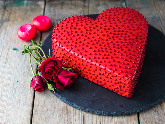 Heart Shape cake 