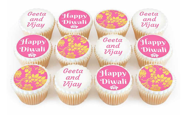 diwali cupcakes