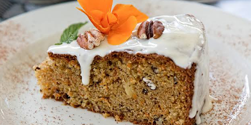 Whole wheat carrot cake