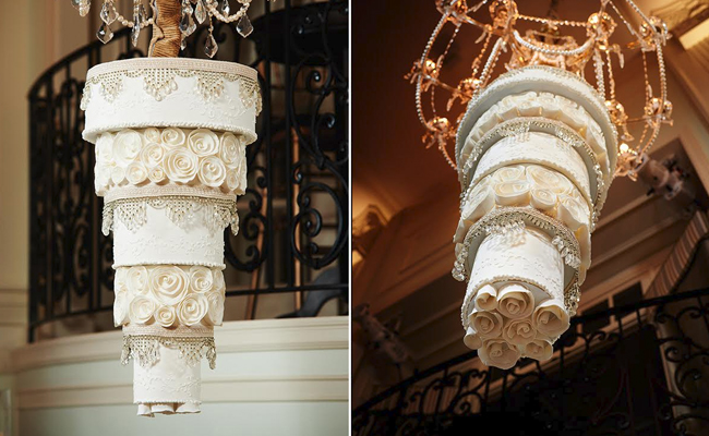 Hanging Chandelier Cake