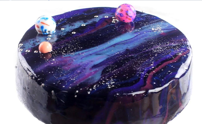 galaxy cake