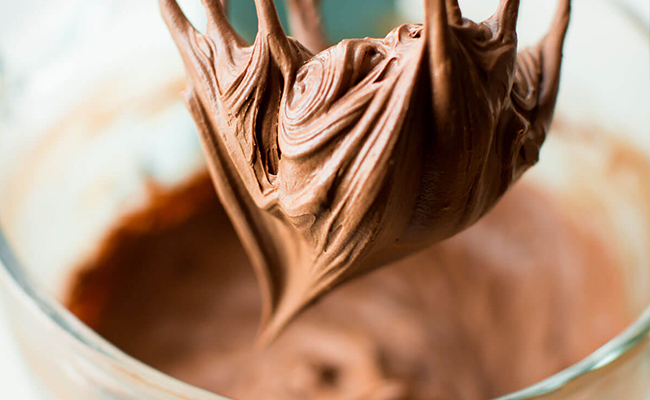 chocolate batter for tier cake