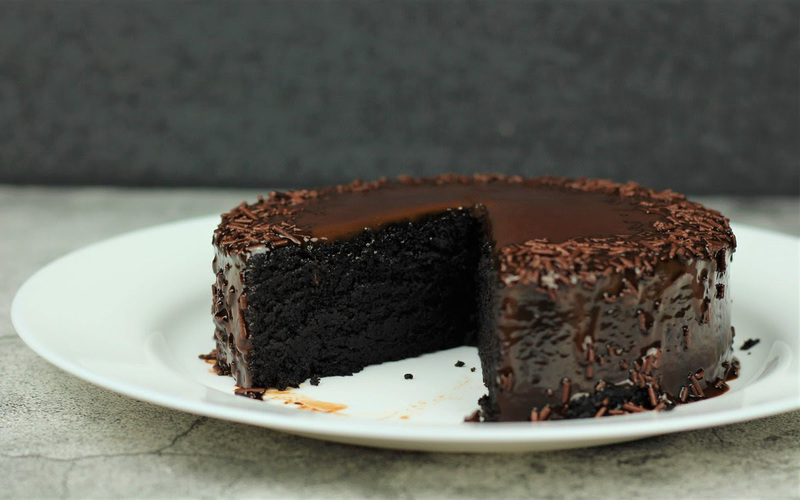 The Ultimate 3 Ingredients Chocolate Cake