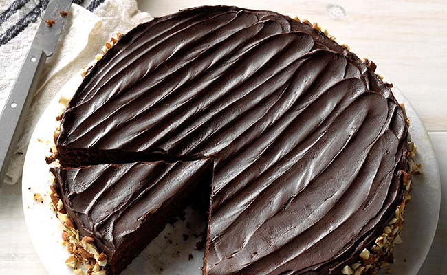 Chocolate Espresso Nut Cake