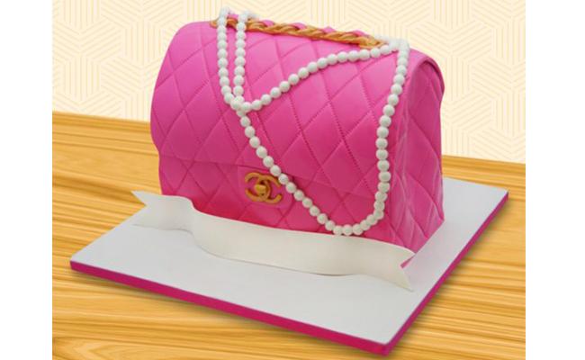 Pinklush Handbag Shape Cake
