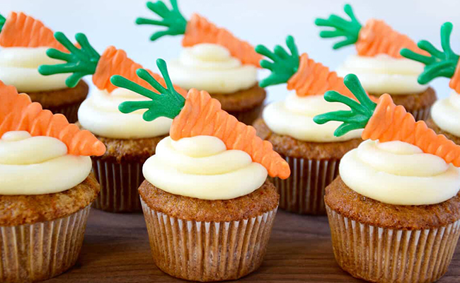 Carrot cupcakes