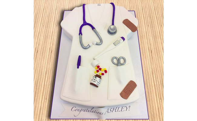 Nurse Theme Cake for The Nurse Sister