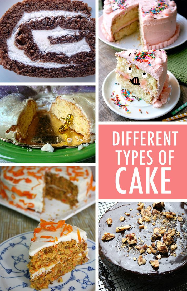 different types of cakes