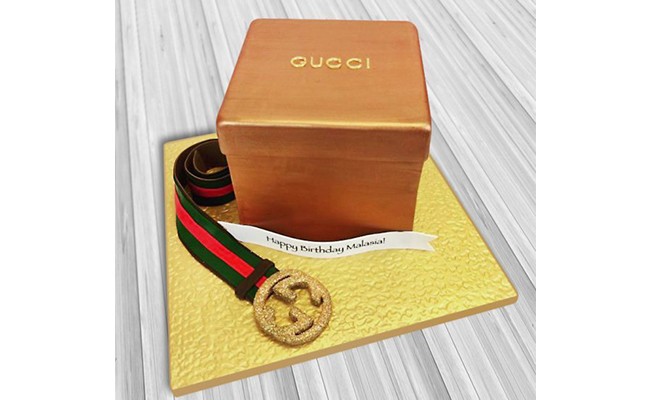 Gucci Theme Cake for Gucci Lover