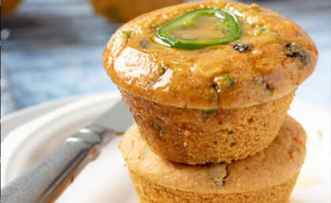 jalapenos - an unusual cake ingredient to bake muffins