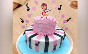 rock star bday cake
