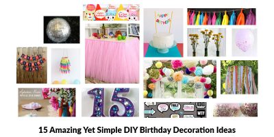 DIY Birthday Decoration Ideas