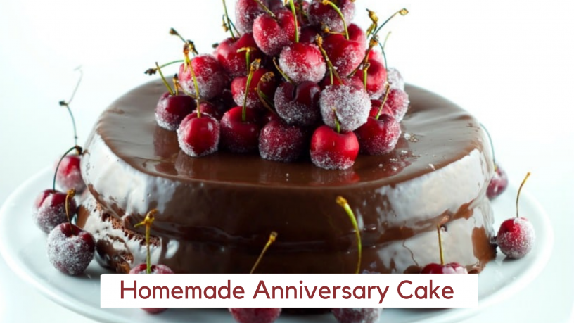 homemade anniversary cake cover image