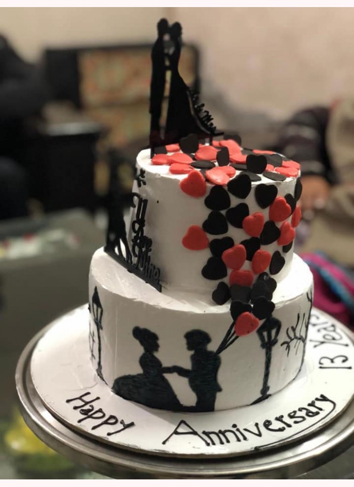 Hand-Painted Cake