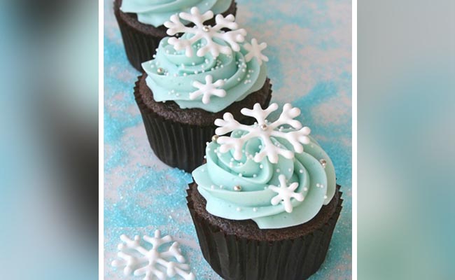 Snowflake Cupcakes