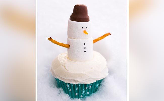 Snowman Cupcakes