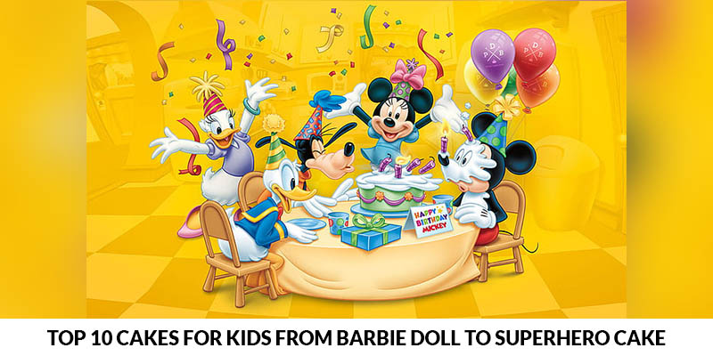 Top 10 Cakes For Kids from Barbie doll to Superhero cake - Bakingo Blog