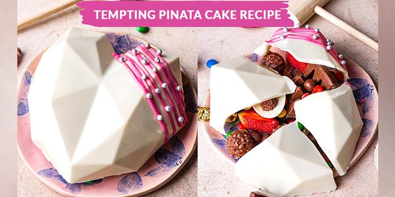 Rainbow piñata cake | Baking Recipes | Betty Crocker AU