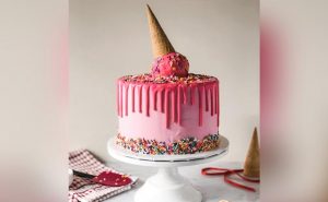 Ice Cream Drip Cake