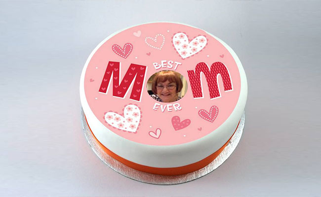 Personalised photo cake