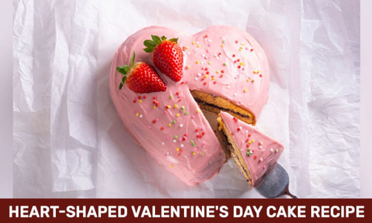 Delicious Heart-Shaped Valentine's Day Cake Recipe | Bakingo Blog