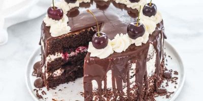 Eggless Black Forest Cake For Birthday