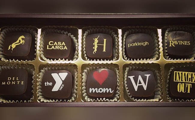 personalized chocolates