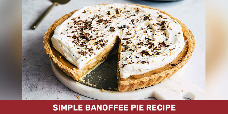 Banoffee Pie Banana Caramel Whipped Cream  Lilie Bakery