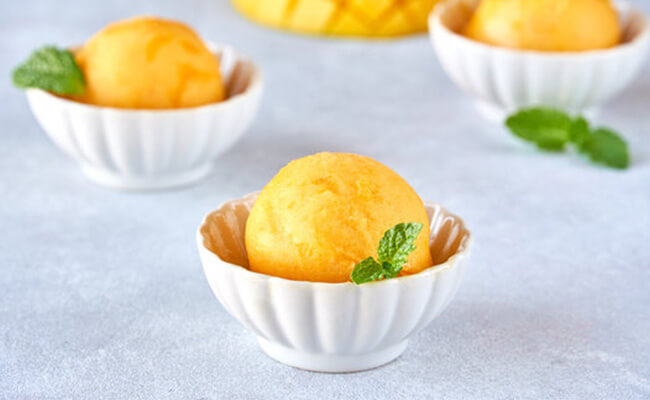 Apricot And Mango Ice Cream