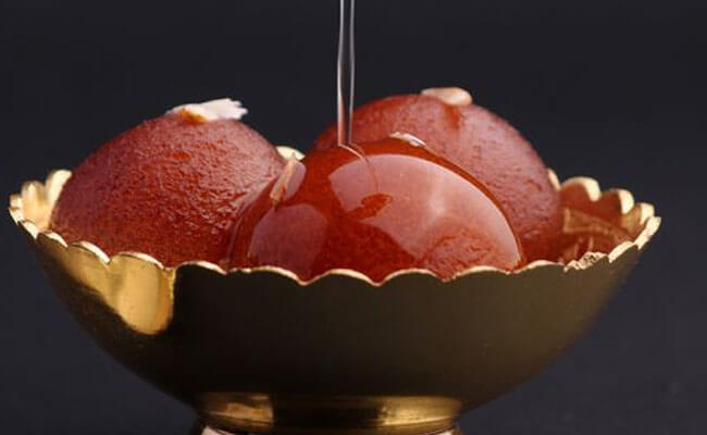 gulab jamun dessert in India