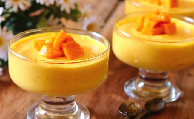 mango mousse summer desserts