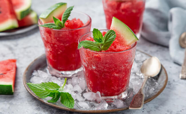 Watermelon Lychee Granita