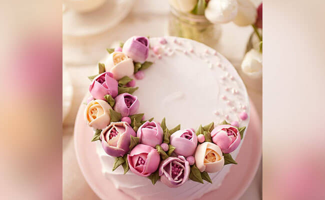 Floral Birthday Cake