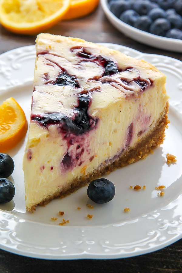 Lemon and Blueberry Cheesecake