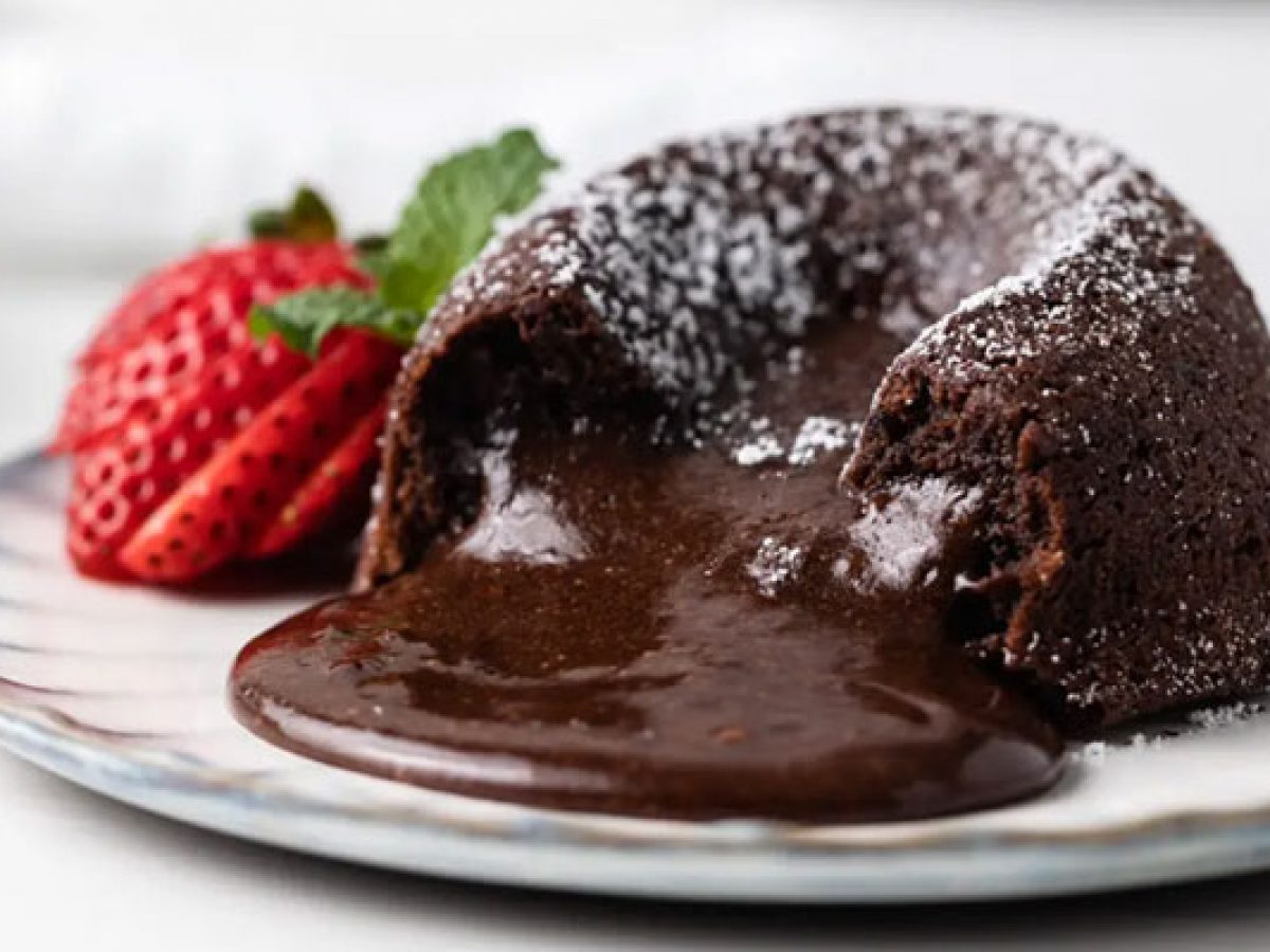 Giant Molten Chocolate Box Cake Recipe by Tasty