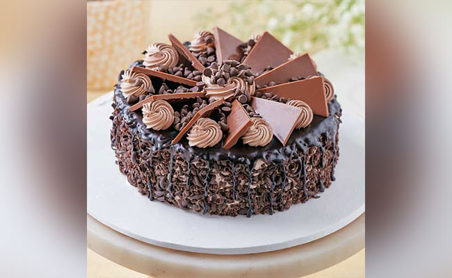 Chocolate truffle cake 
