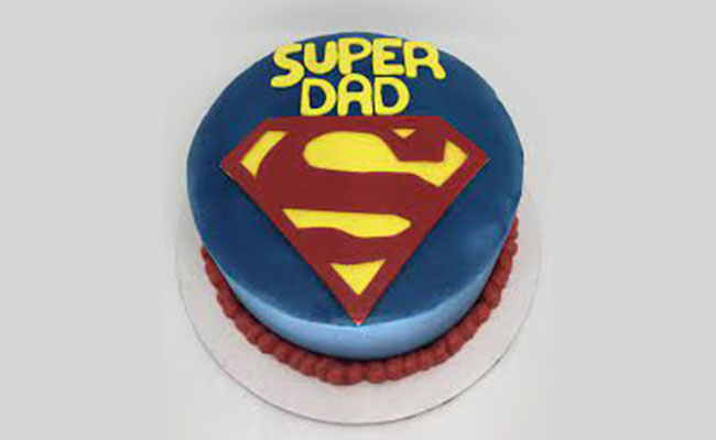 Superman Cake For Super Dad