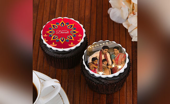 Photo Cupcakes for Diwali