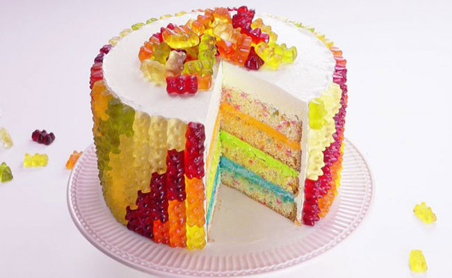 Gummy Bear Cake for Children's Day