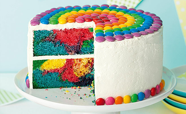 Rainbow Cakes