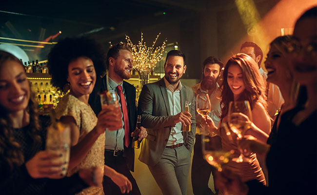 Social Party for New Year