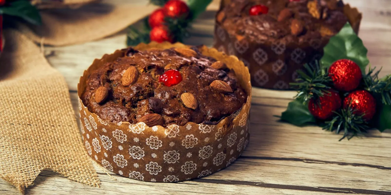 Eggless Christmas Plum Cake