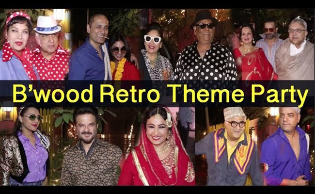 A Retro Bollywood Theme Party for 25th Anniversary celebration