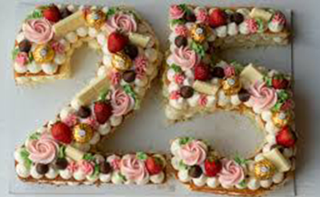25 Number Cake