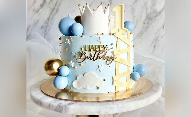 1st Birthday Baby Girl Cake | Buy One Digit Cake-suu.vn