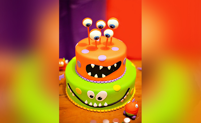 monstor theme cake